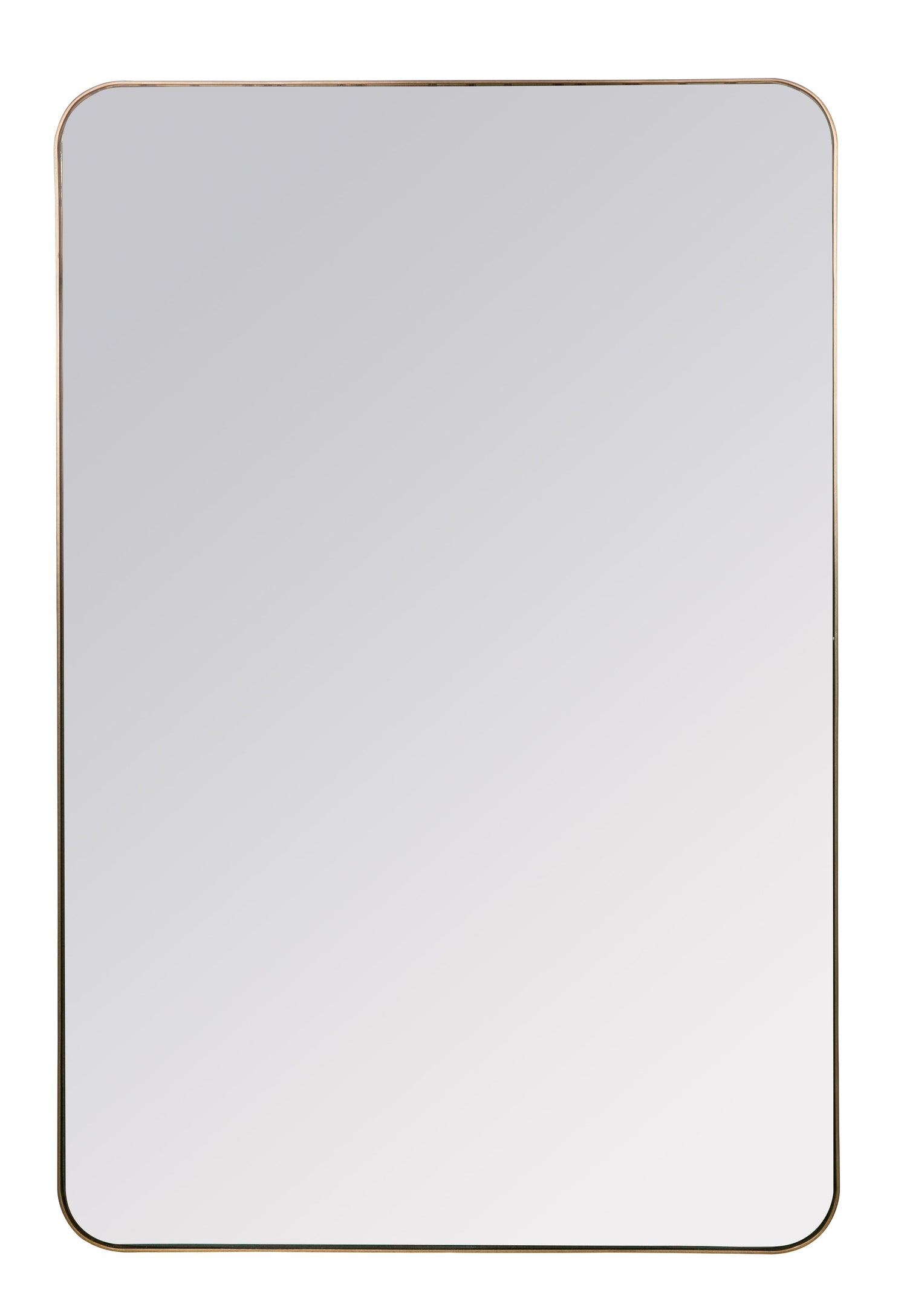 Somerset Frameless Gold Bathroom Mirror